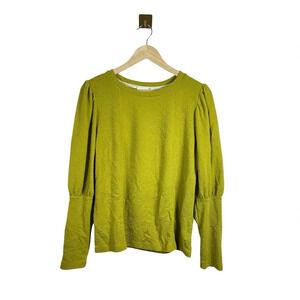 Anthropologie Green Blouse